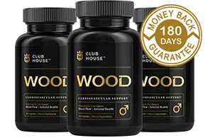Club House Wood cardiovascular support capsules, 120 capsules per bottle
